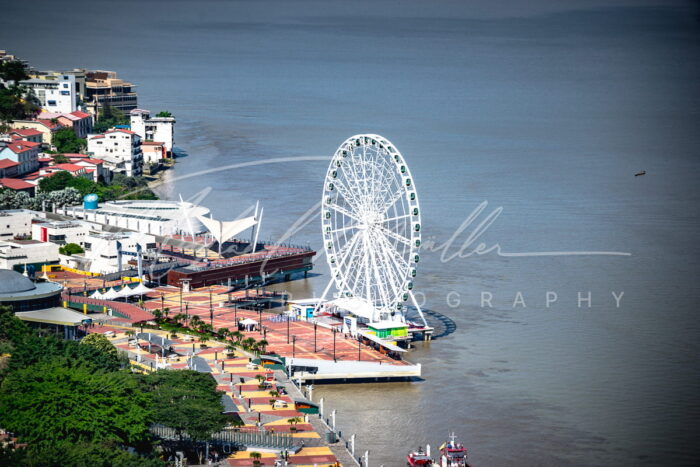 rueda moscovita la perla aerea dron Guayaquil foto michael muller