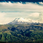 Cordillera de los Andes desde Quito fotografia imprime michael muller