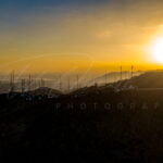 cerro azul aerea atardecer via a la costa fotografia michael muller