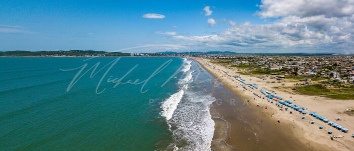 Playas General Villamil aérea y panorámica - Ecuador foto michael muller dron