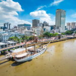dron buque escuela guayas malecon panoramica en Guayaquil foto michael muller