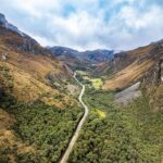 La carretera serpenteante del Cajas: Un viaje a través de los Andes fotografia ecuador dron aerea michael muller