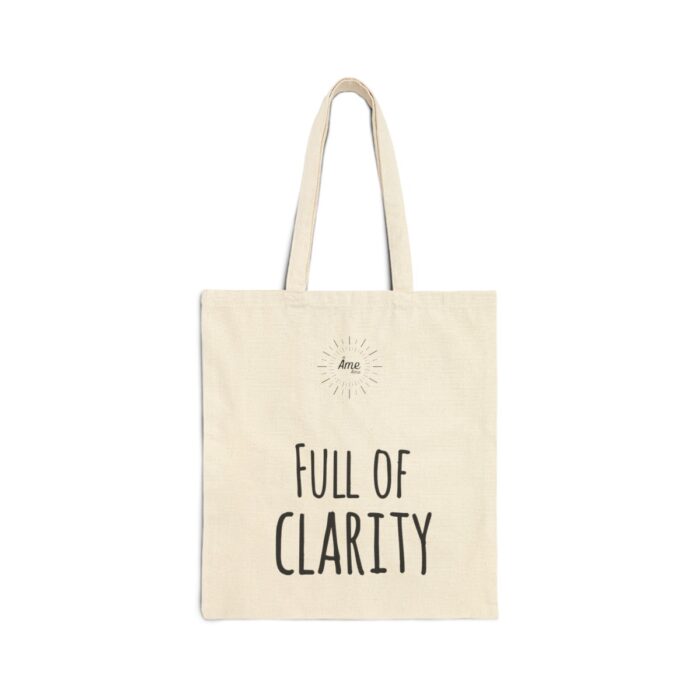 Cotton Tote Bag full of clarity – Âme by Sassi shop buy online