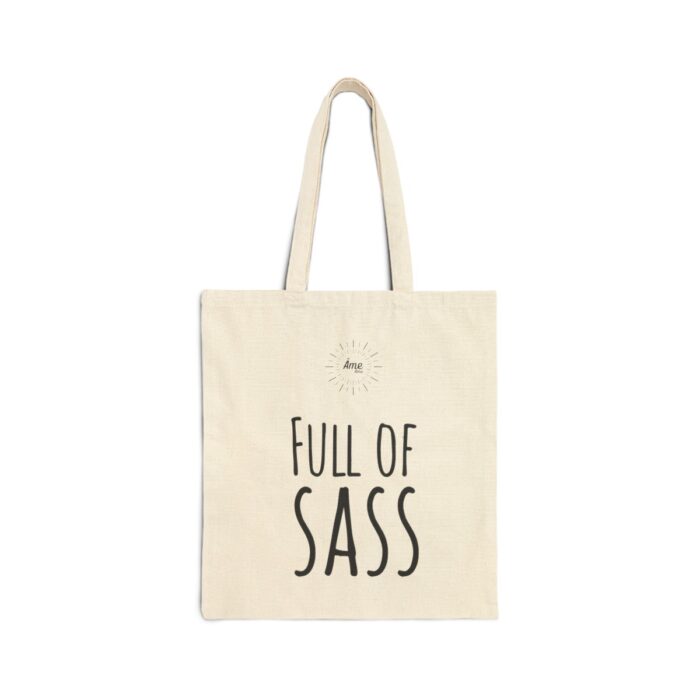 Cotton Tote Bag full of sass – Âme by Sassi shop buy online