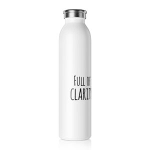 Slim Water Bottle full of calarity - Âme by Sassi brand shop buy online