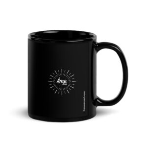 Black Glossy Mug “Tipos de Té adelgazantes” – Âme by Sassi