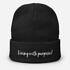 Living with Purpose – Embroidered Beanie – Âme by Sassi