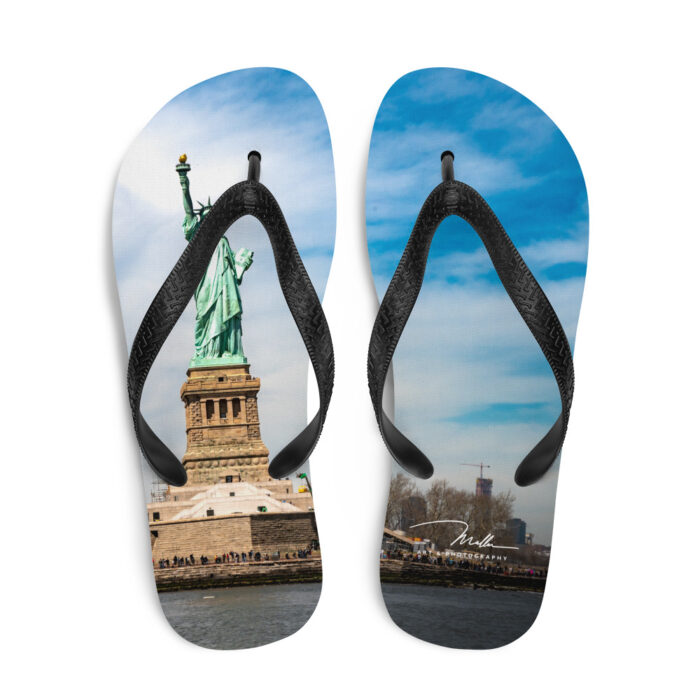 sublimation-flip-flops by michael muller art photography shop buy online new york statue of liberty