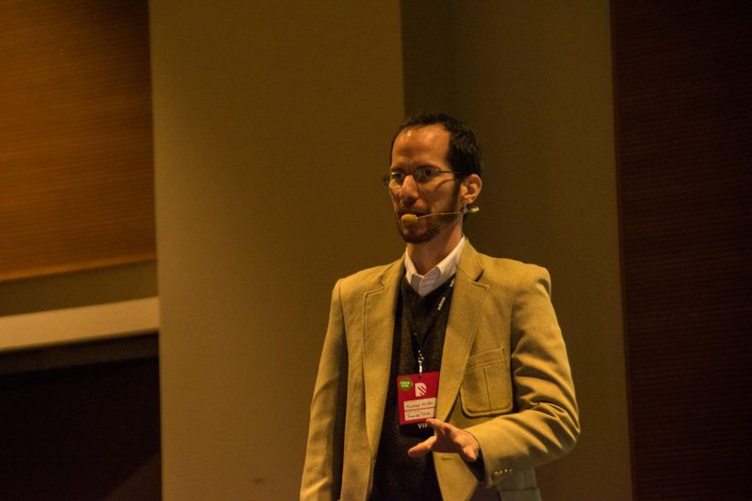 Presentando La importancia del dise&ntilde;o en la experiencia de usuario, mi charla en el Big Design La Ecuador. Foto: Washington Izquierdo