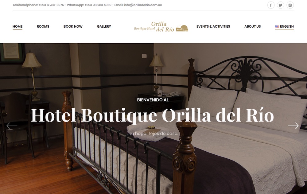 hotel boutique orilla del rio guayaquil ecuador