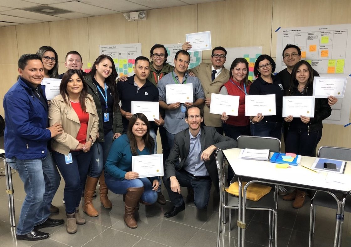 taller lean startup banco del pacifico quito guayaquil michael muller