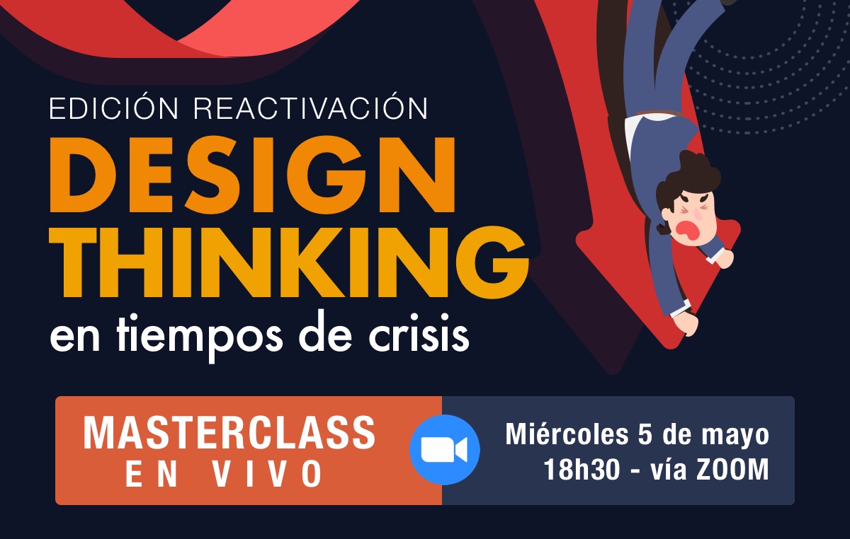 Featured image for “Vuelve el Masterclass de Design Thinking online, edición «Reactivación Ecuador»”