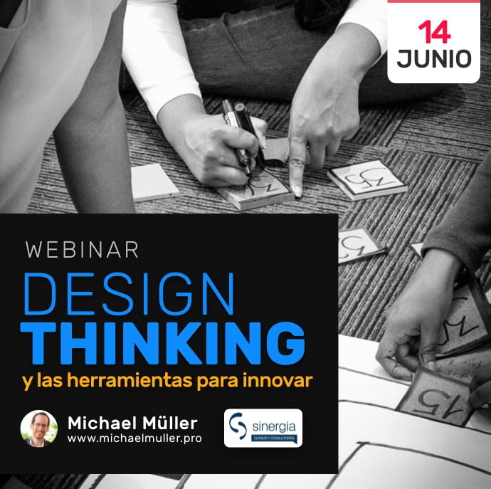 design thinking webinar curso online live michael muller ecuador colombia peru mexico 
