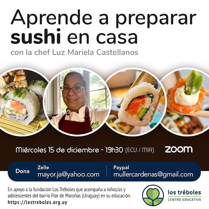 Aprende a Preparar sushi en casa con Luz Mariela