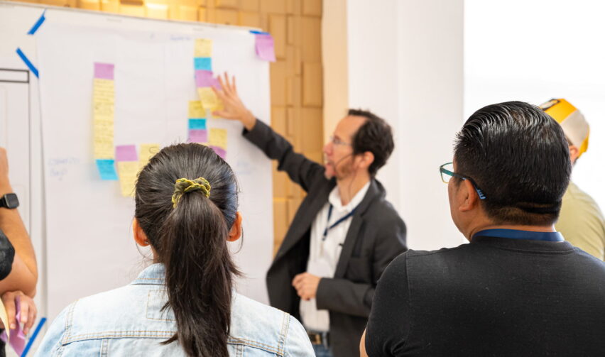 design thinking workshop farmaenlace taller michael muller quito innovacion