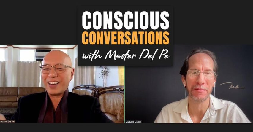 entrevistar a Master Del Pe en su ciclo de charlas de «Conversaciones Conscientes» michael muller ecuador