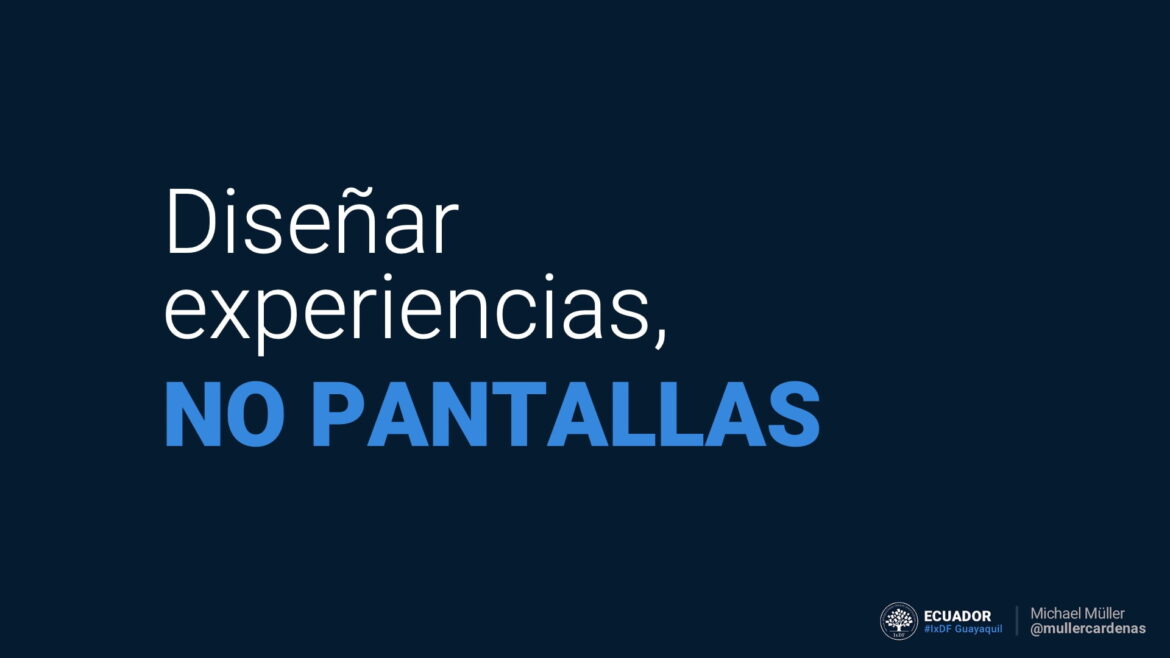 ixdf meetup charla disenio invisible ux ui michael muller