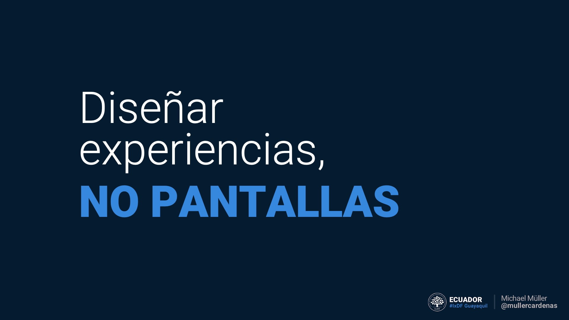 webinar Design Thinking universidad nacional loja Ecuador Michael Muller